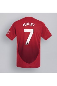 Manchester United Mason Mount #7 Voetbaltruitje Thuis tenue 2024-25 Korte Mouw